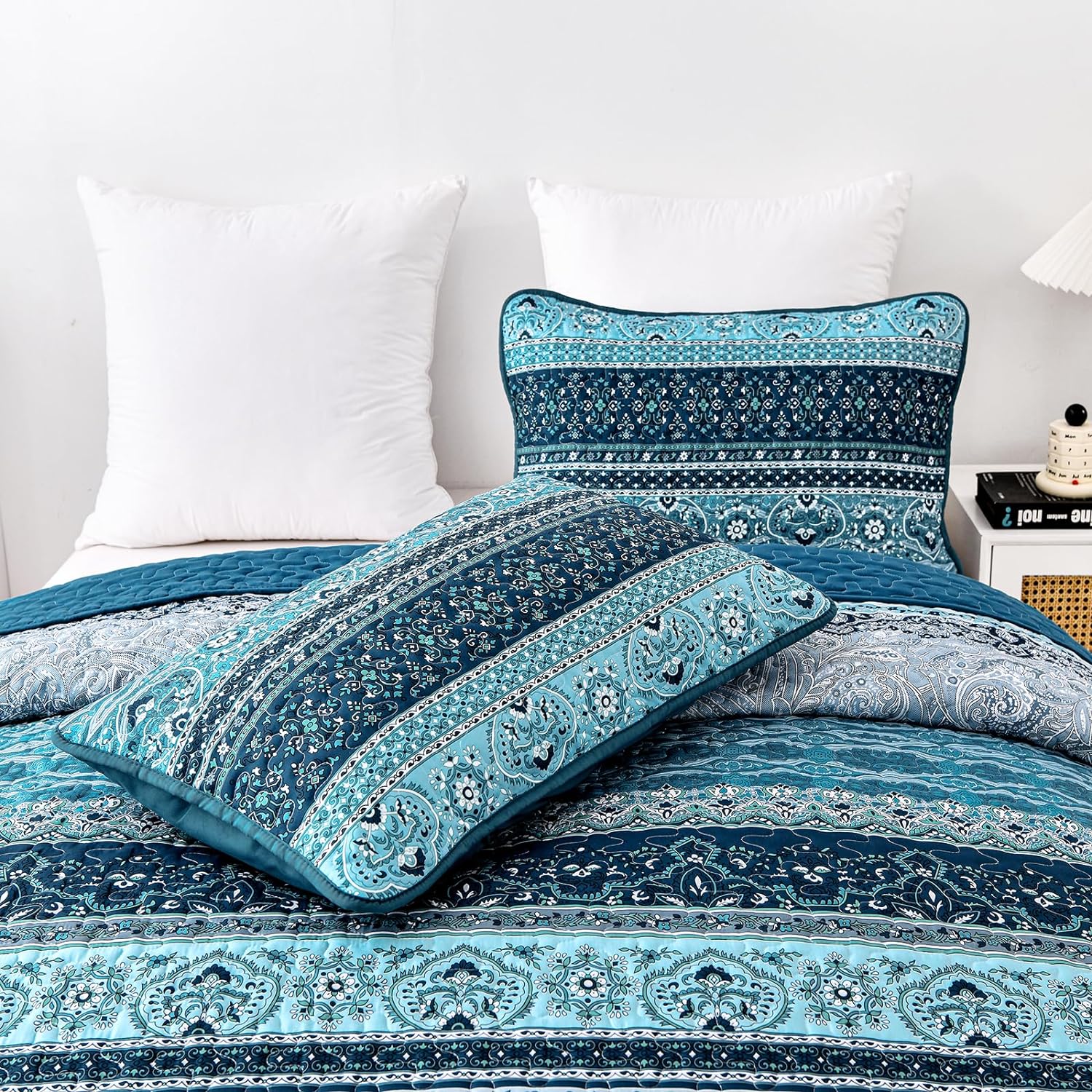 WONGS BEDDING Boho Quilt Set Twin