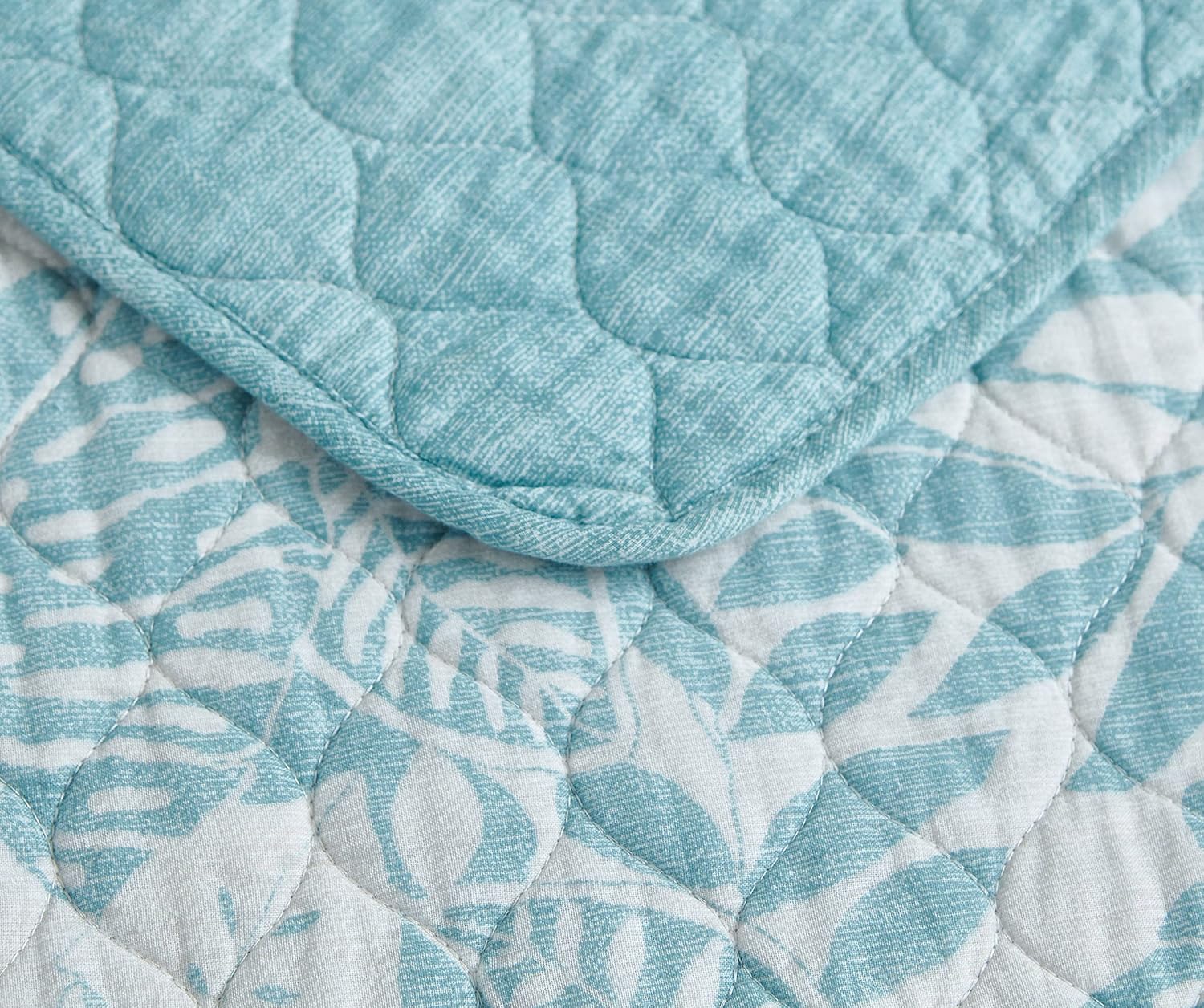 Tommy Bahama Quilt Set - Laguna Beach Aqua FullQueen