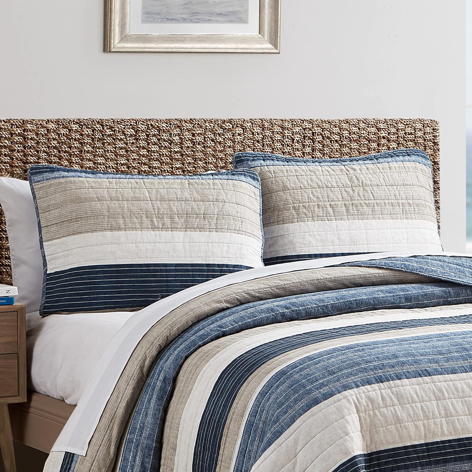 Nautica Queen Quilt Set with Matching Shams 1