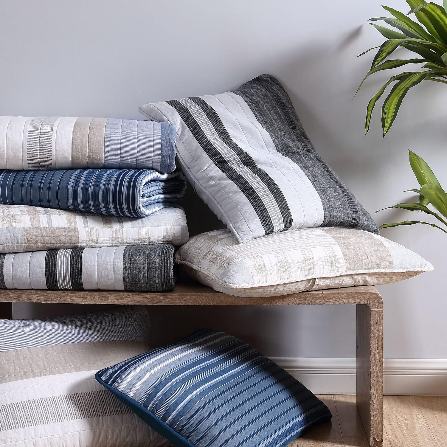 Nautica Twin Quilt Set Cotton Reversible Bedding 1