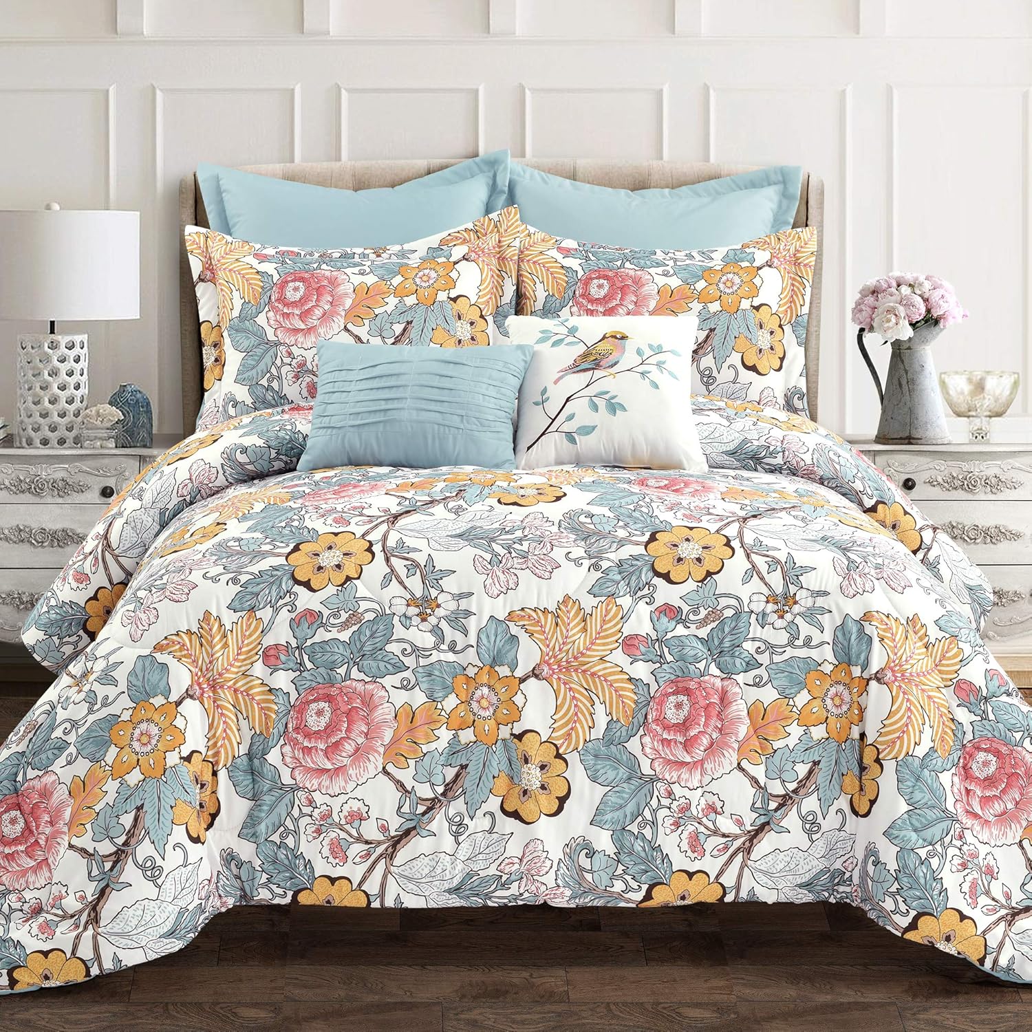 Lush Decor Sydney Comforter Set 7 Piece King