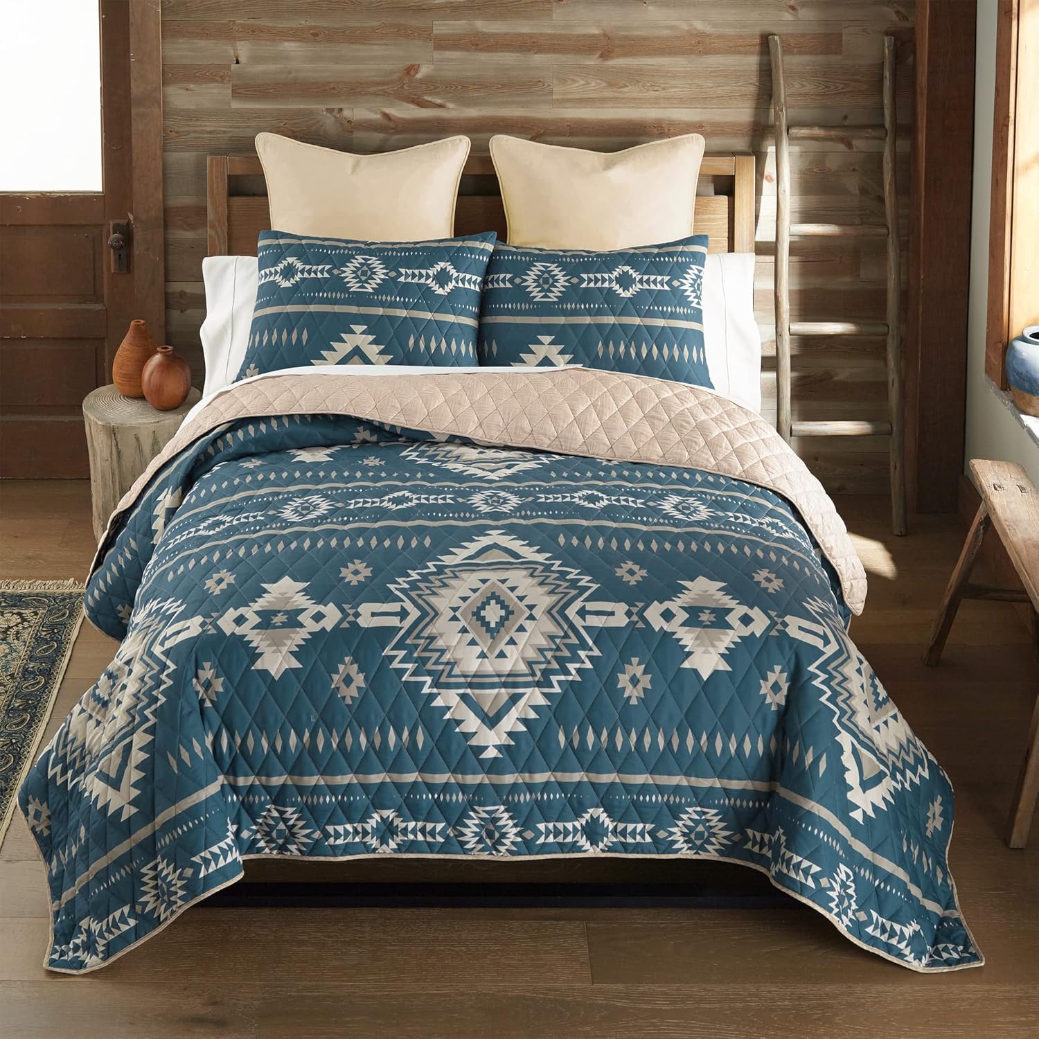 Donna Sharp Twin Quilt Set - 2 Piece - Mesquite Southwest Pattern