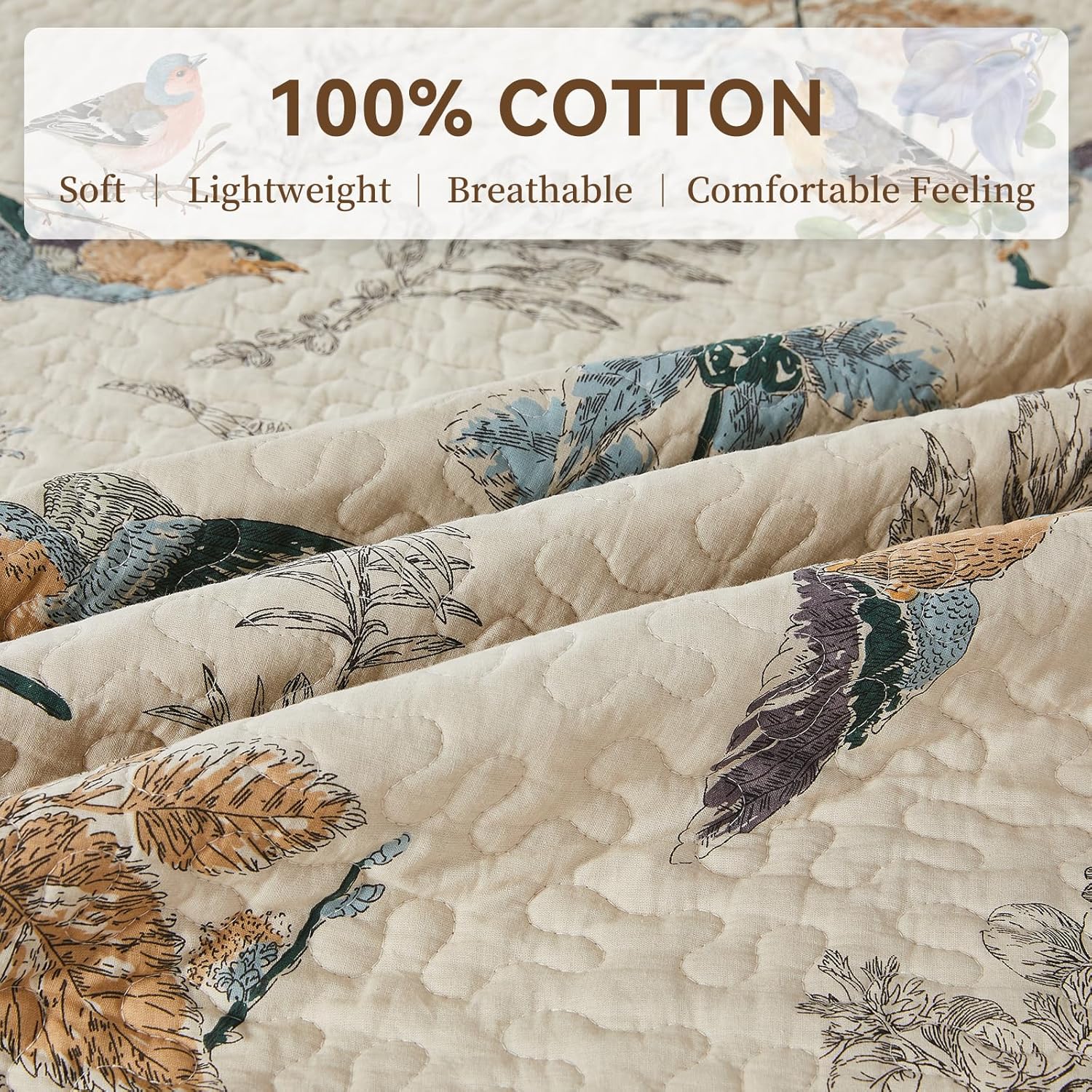 Comforbed Qucover Cotton Quilt Twin Set 2 Piece