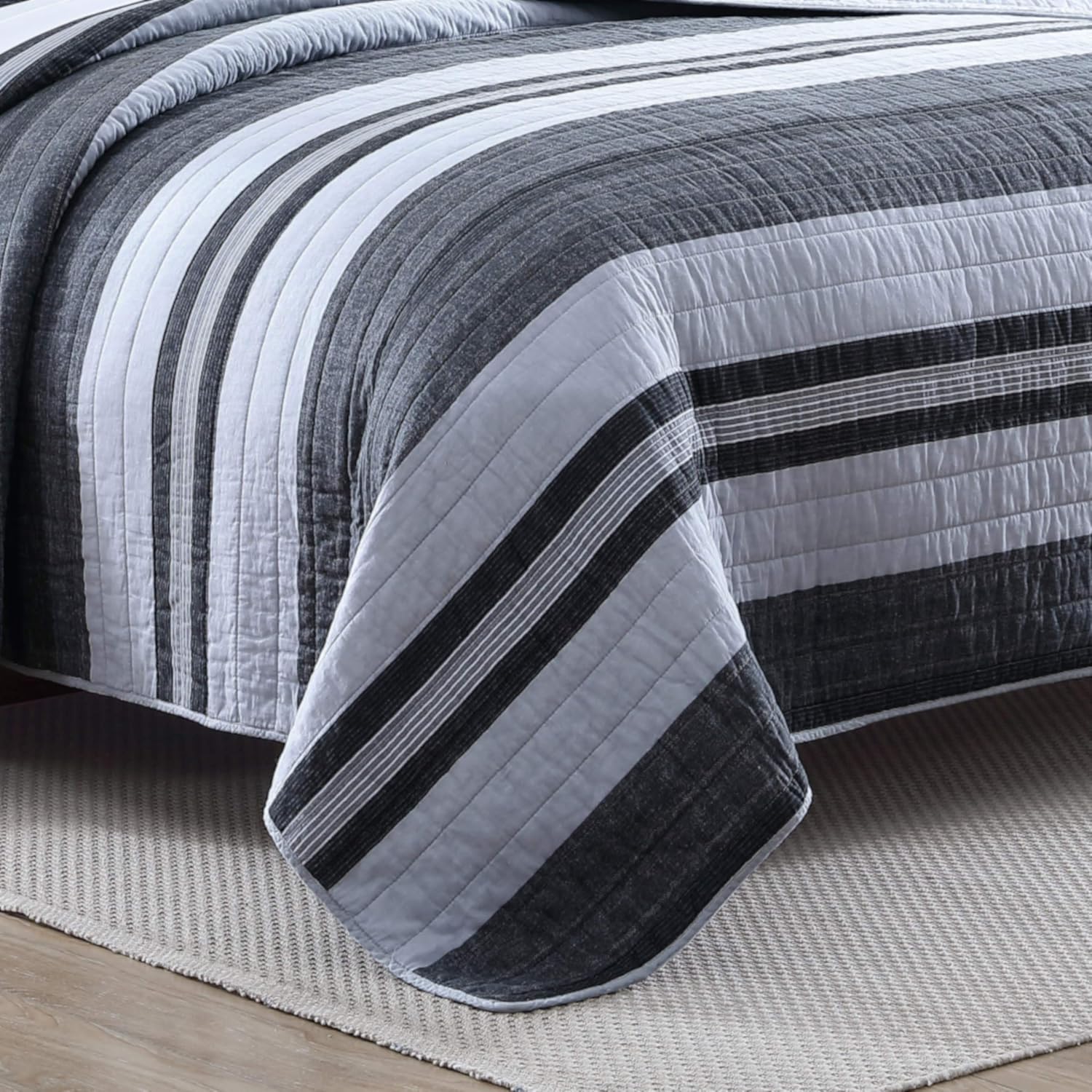 Nautica Twin Quilt Set Cotton Reversible Bedding 1