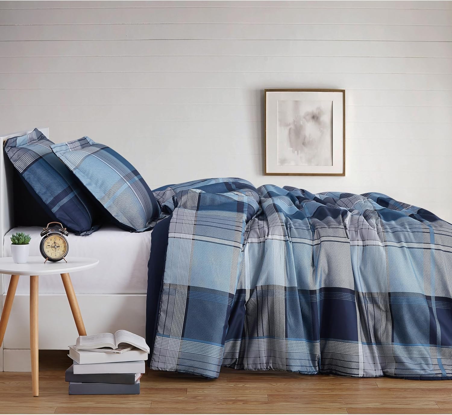 TRULY SOFT Trey Plaid Duvet Cover Set 1