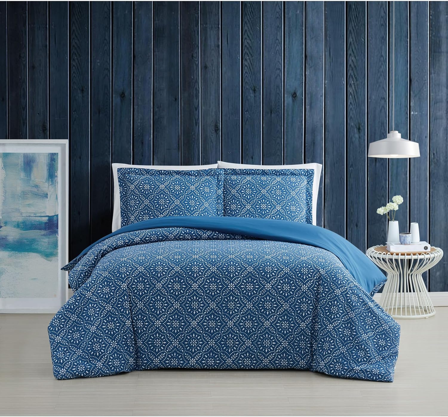 Brooklyn Loom Katrine Quilt Set Twin XL Blue 2