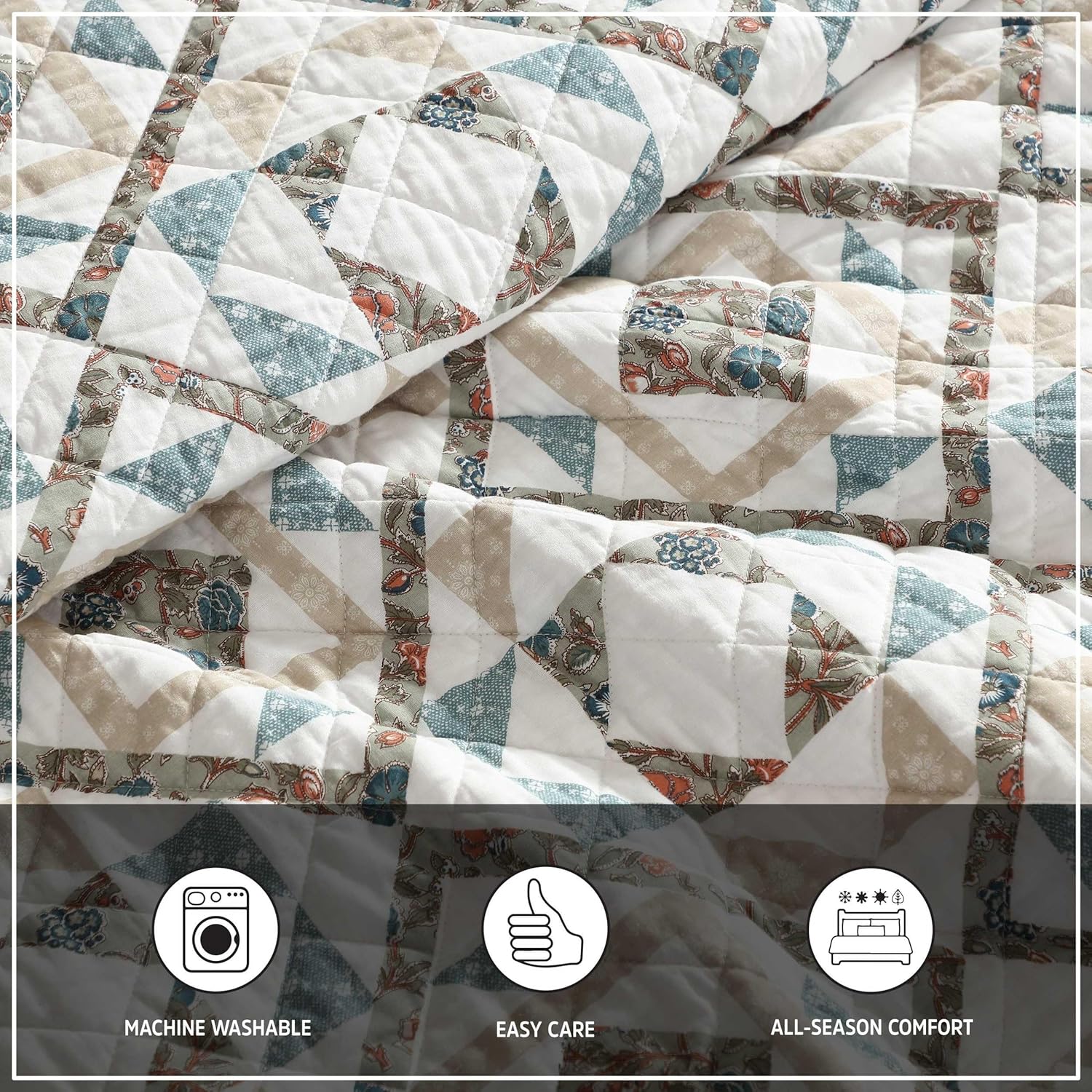 Wrangler Twin Quilt Set - Super Soft Reversible Bedding