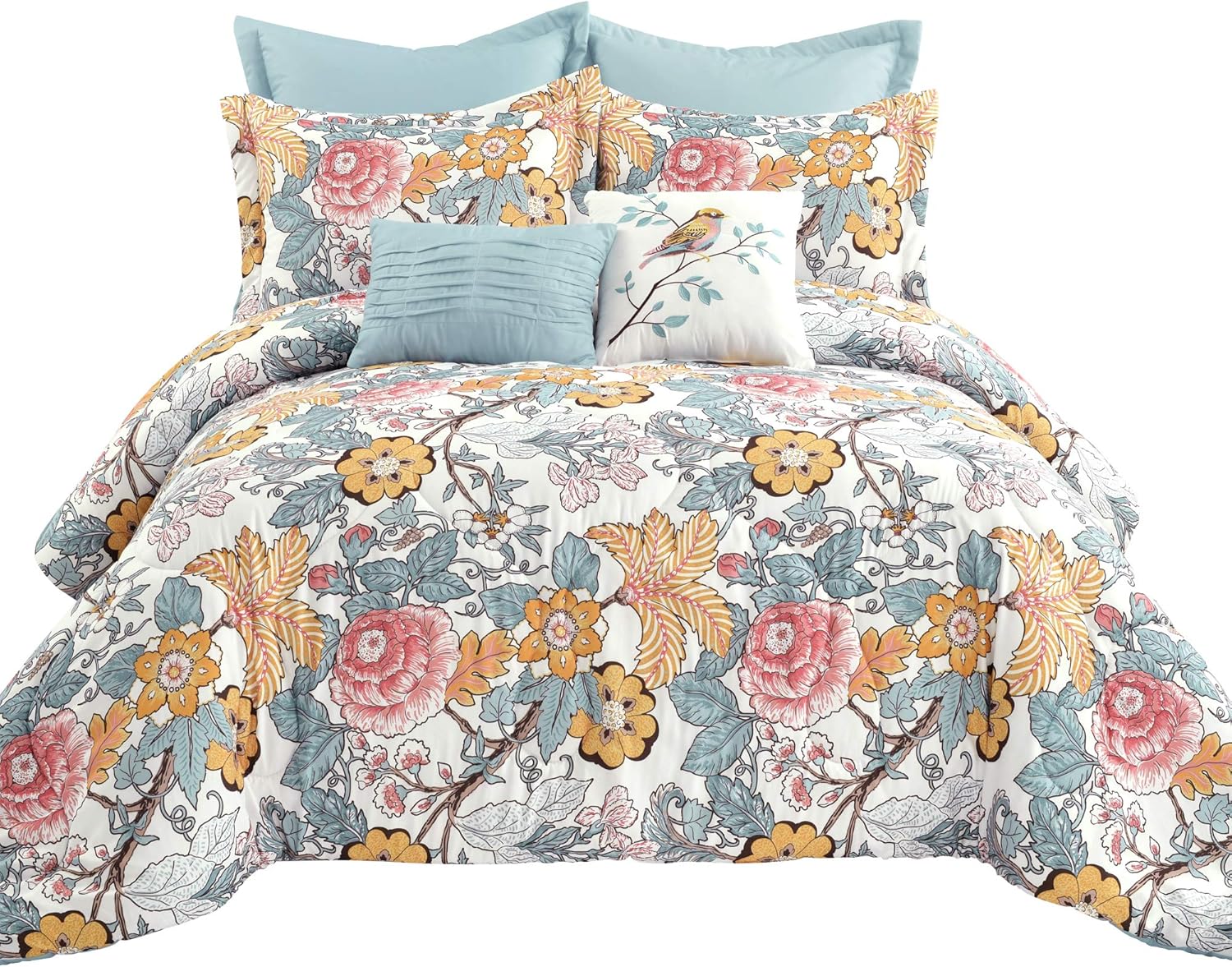 Lush Decor Sydney Comforter Set 7 Piece King