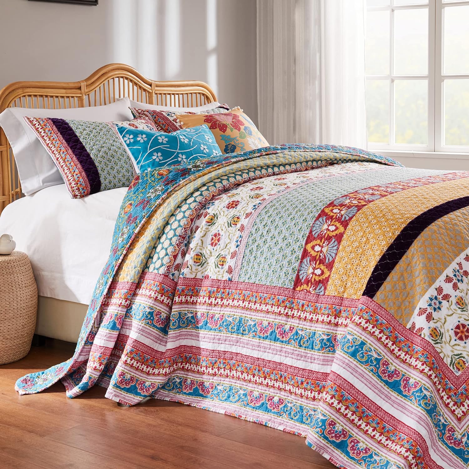 Greenland Home Thalia Quilted Bedding Set Jumbo King