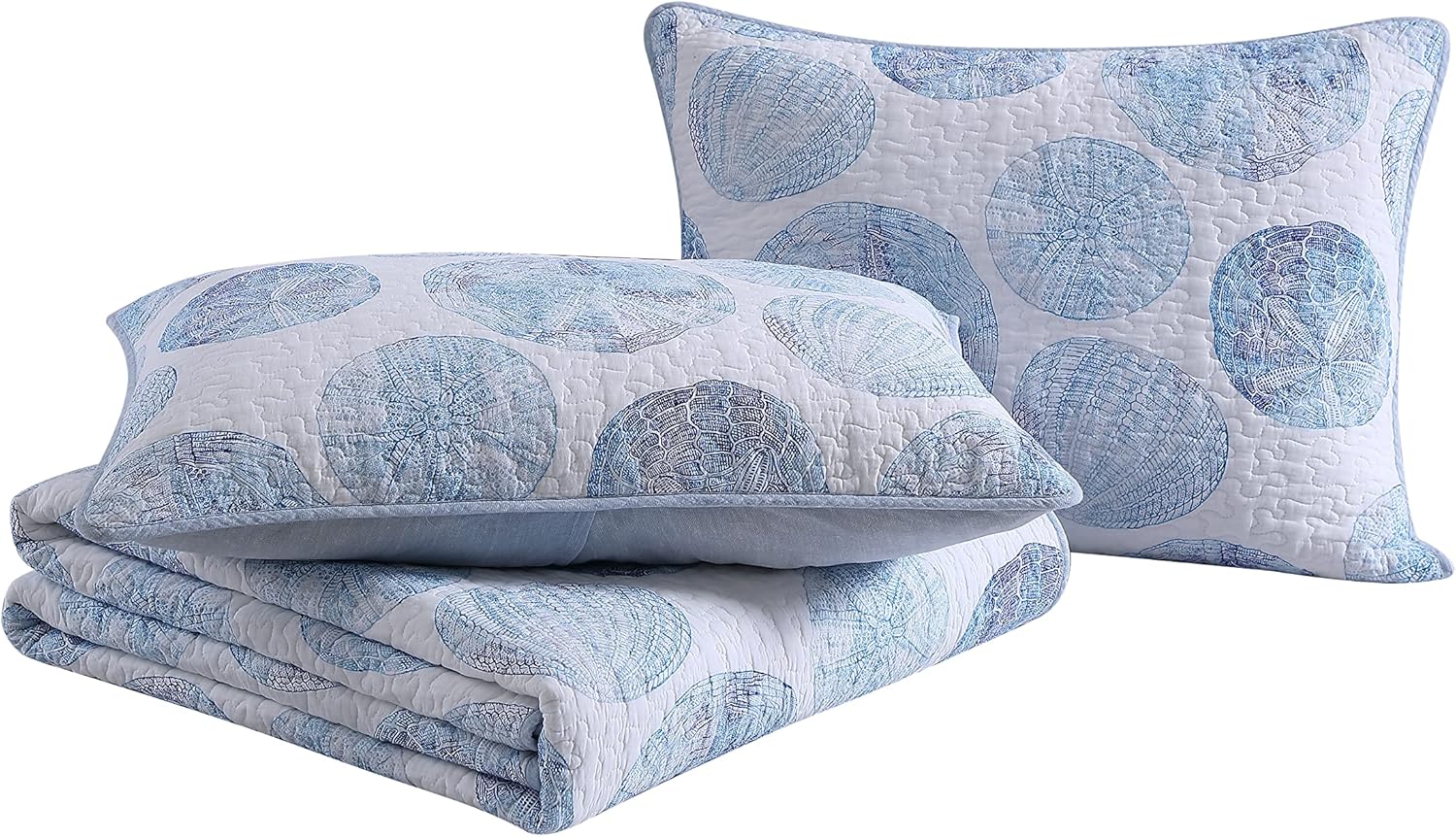 Tommy Bahama Queen Quilt Set with Reversible Design