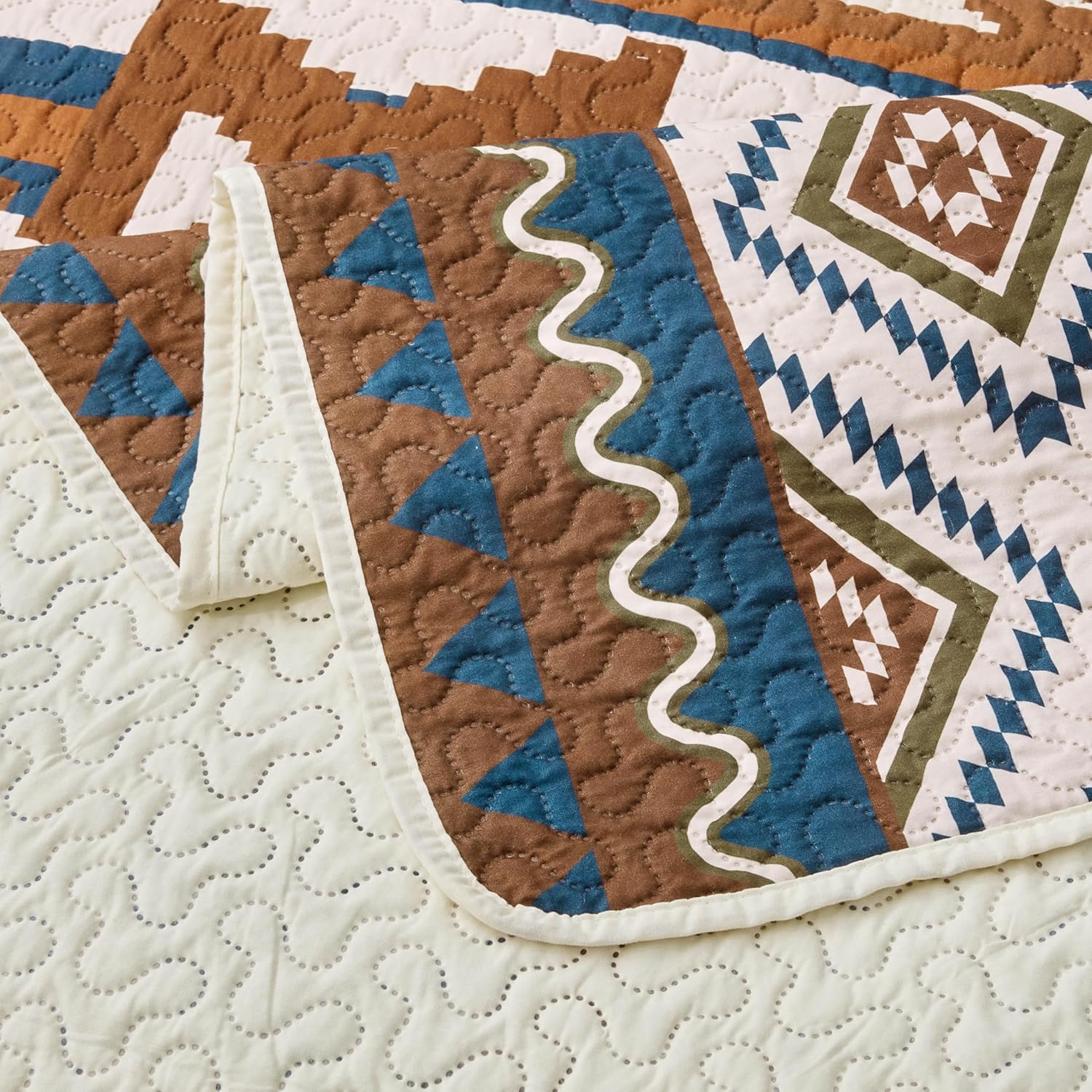 Notepure Southwestern Quilt Set 3 Piece Queen Size