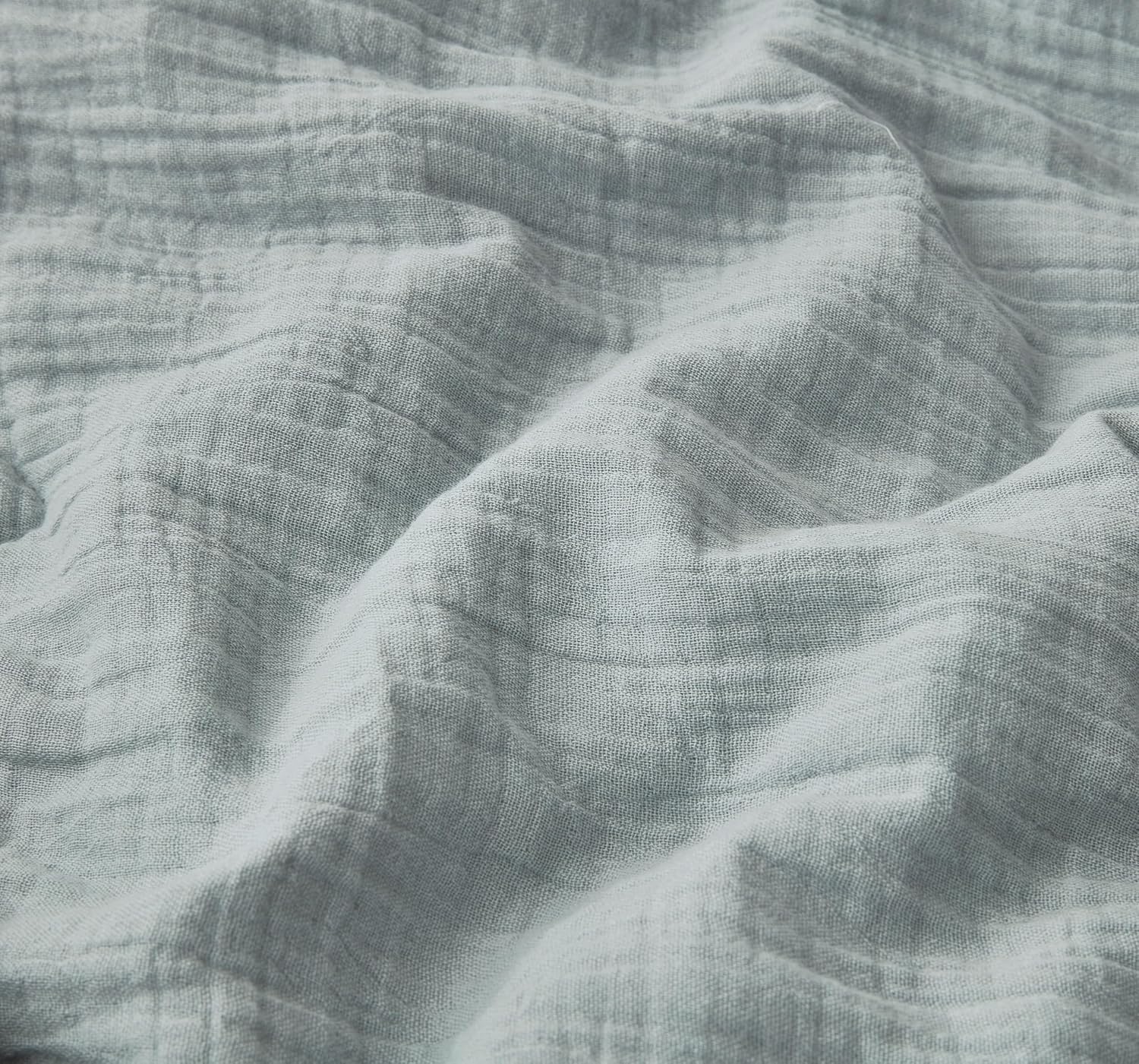 Chezmoi Skye 2-Piece Cotton Muslin Comforter Set