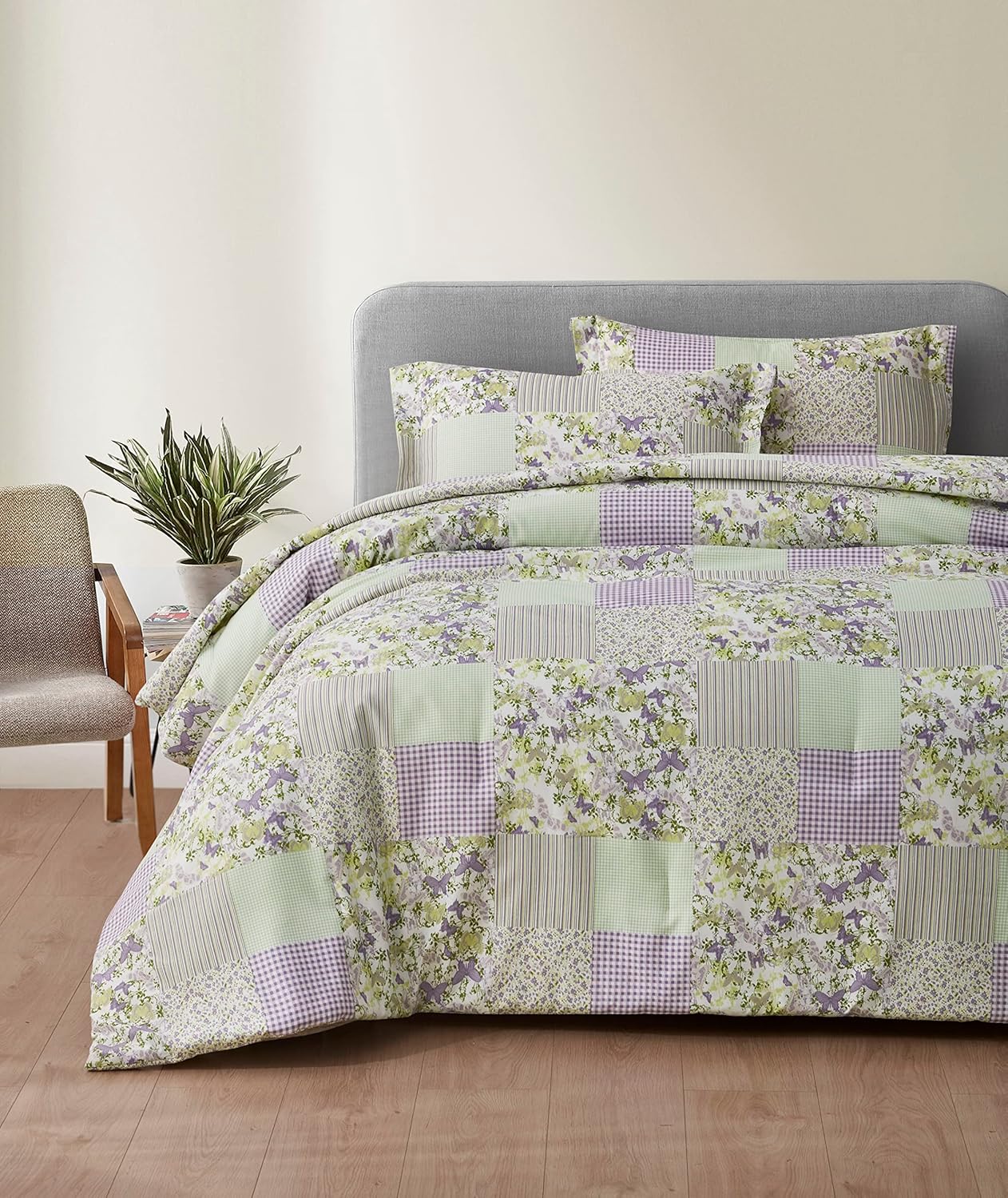 Chezmoi Collection Daisy 3-Piece Comforter Set