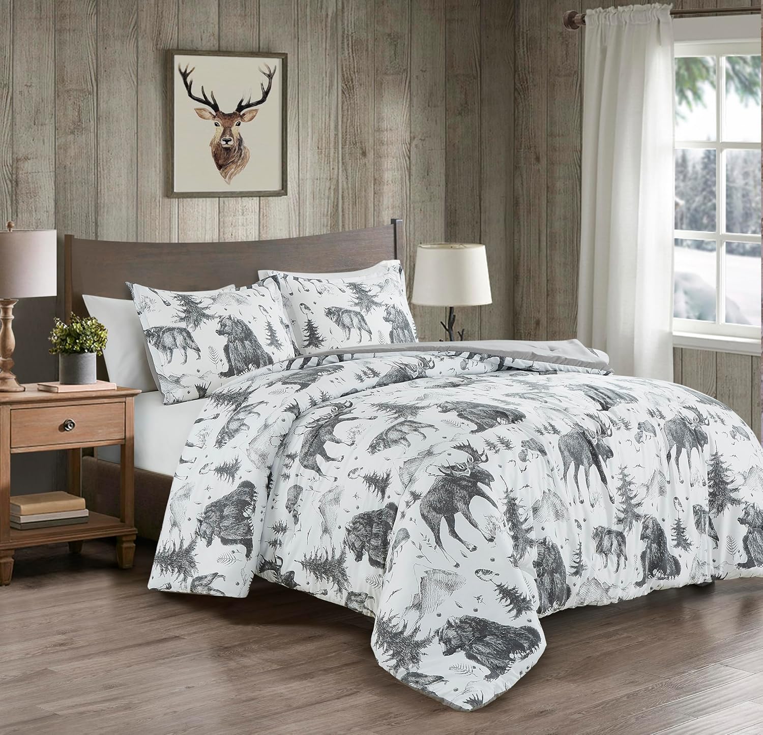 Chezmoi Collection Evans 3-Piece Southwestern Comforter Set King