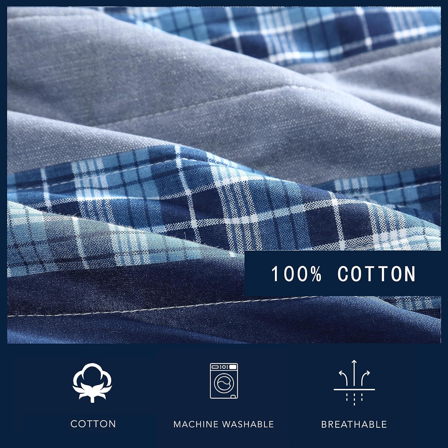 Nautica Twin Quilt Set in Addison Blue