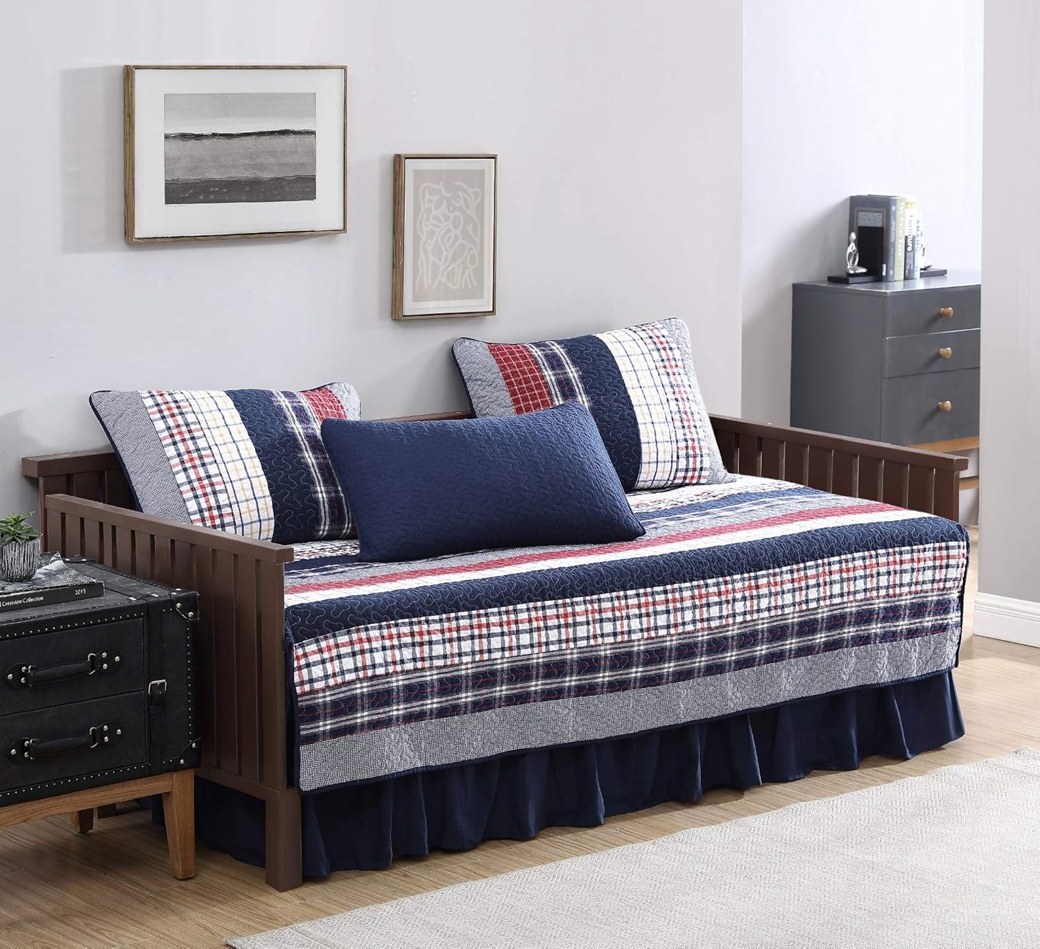 Chezmoi Collection Milton 5-Piece Quilt Set