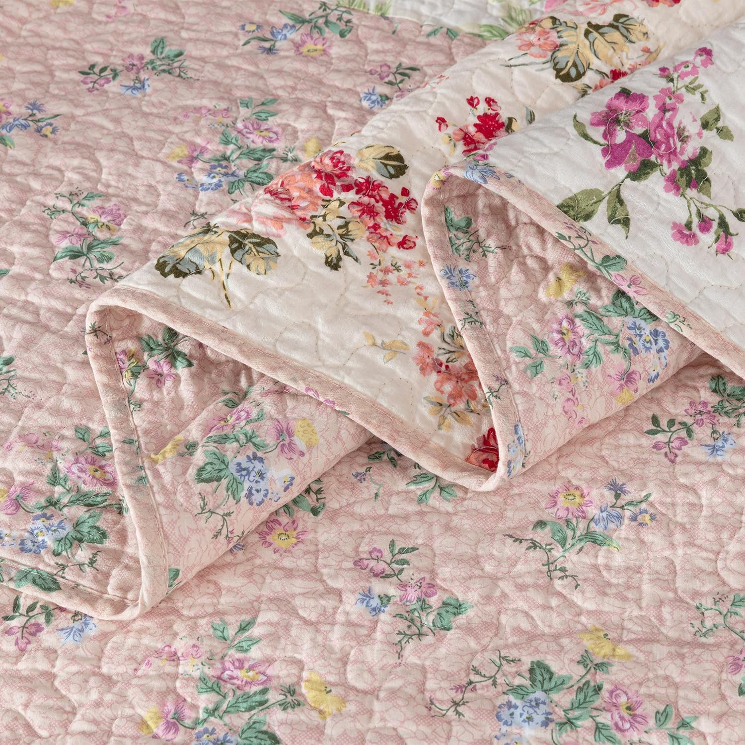 Chezmoi Abbi 5-Piece Pink Shabby Chic Daybed Set 1