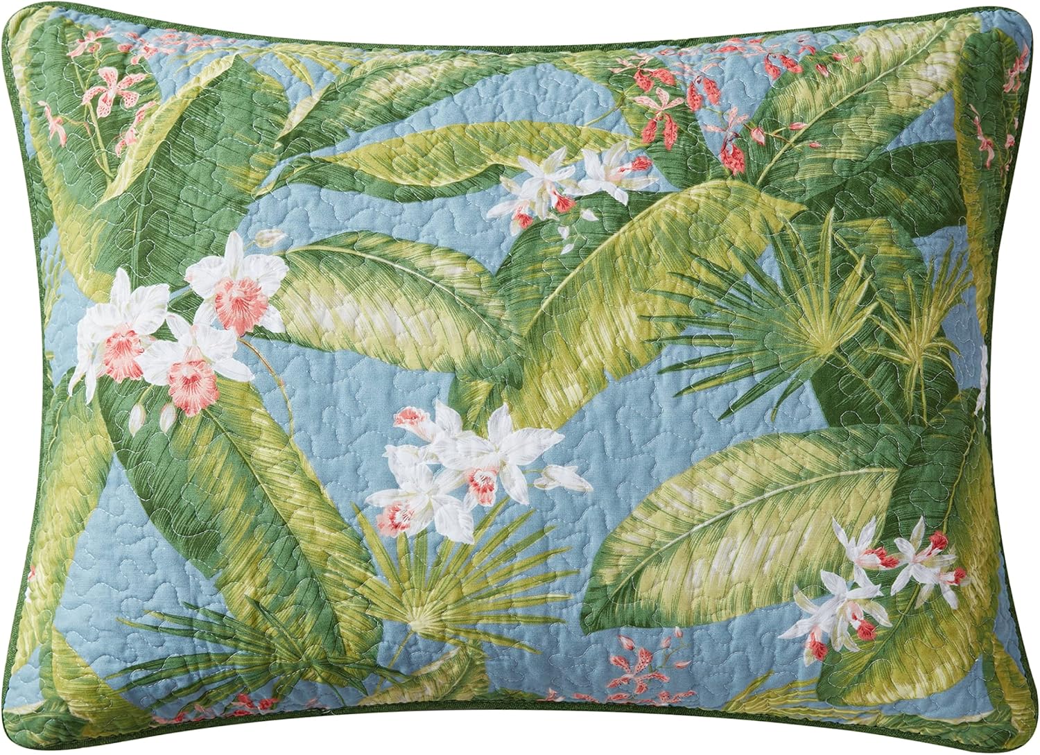 Tommy Bahama Twin Quilt Set - Reversible Cotton Bedding