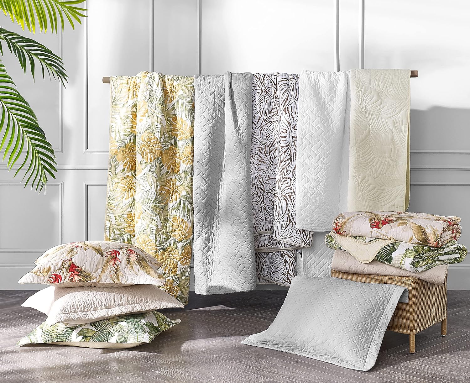 Tommy Bahama Twin Quilt Set - Kayo Blue