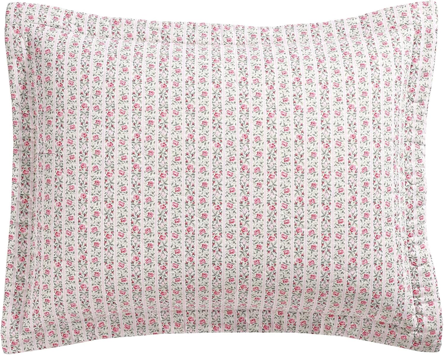 Laura Ashley Full Queen Quilt Set with Matching Shams