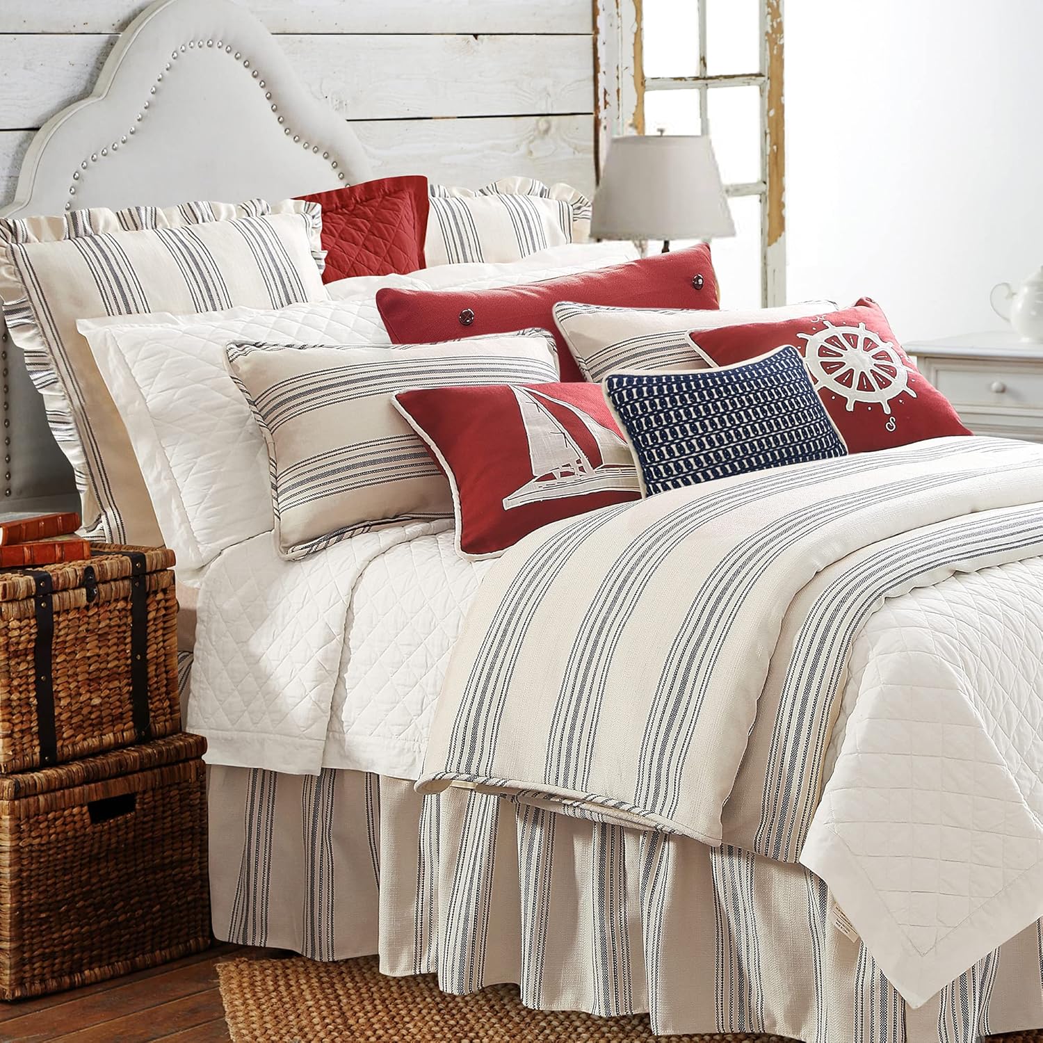 HiEnd Accents Prescott Farmhouse Bedding 3-Piece Set