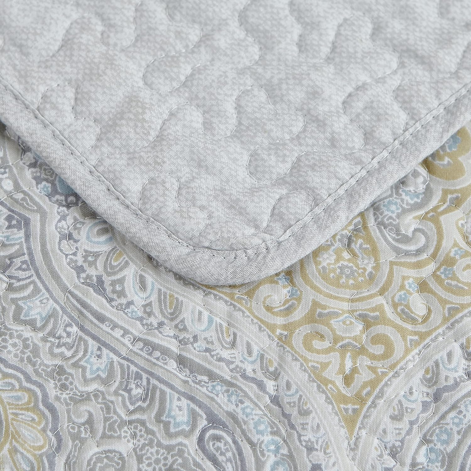 Tommy Bahama Twin Quilt Set Reversible Cotton