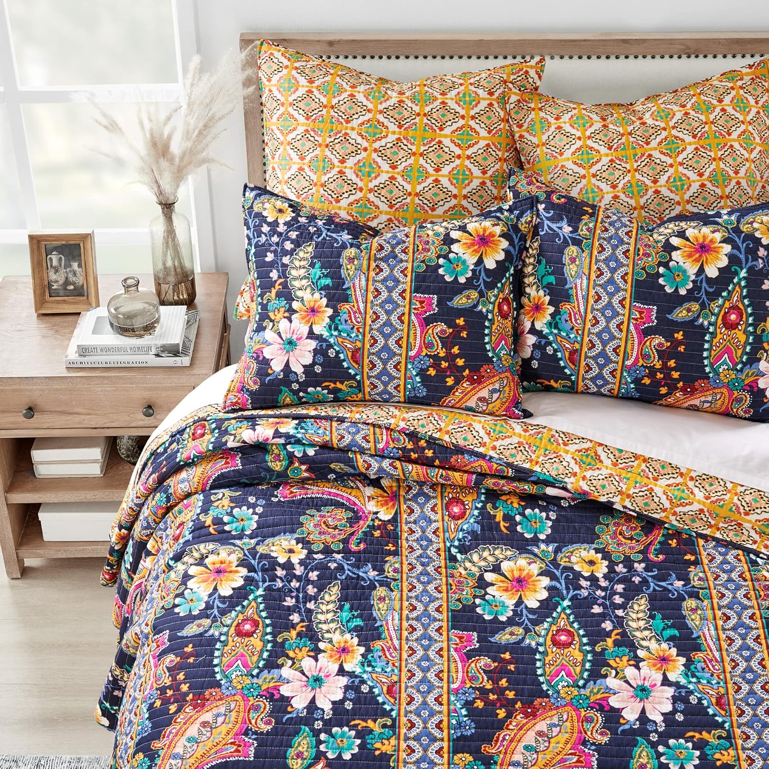 Levtex Home Bertelli Navy Quilt Set