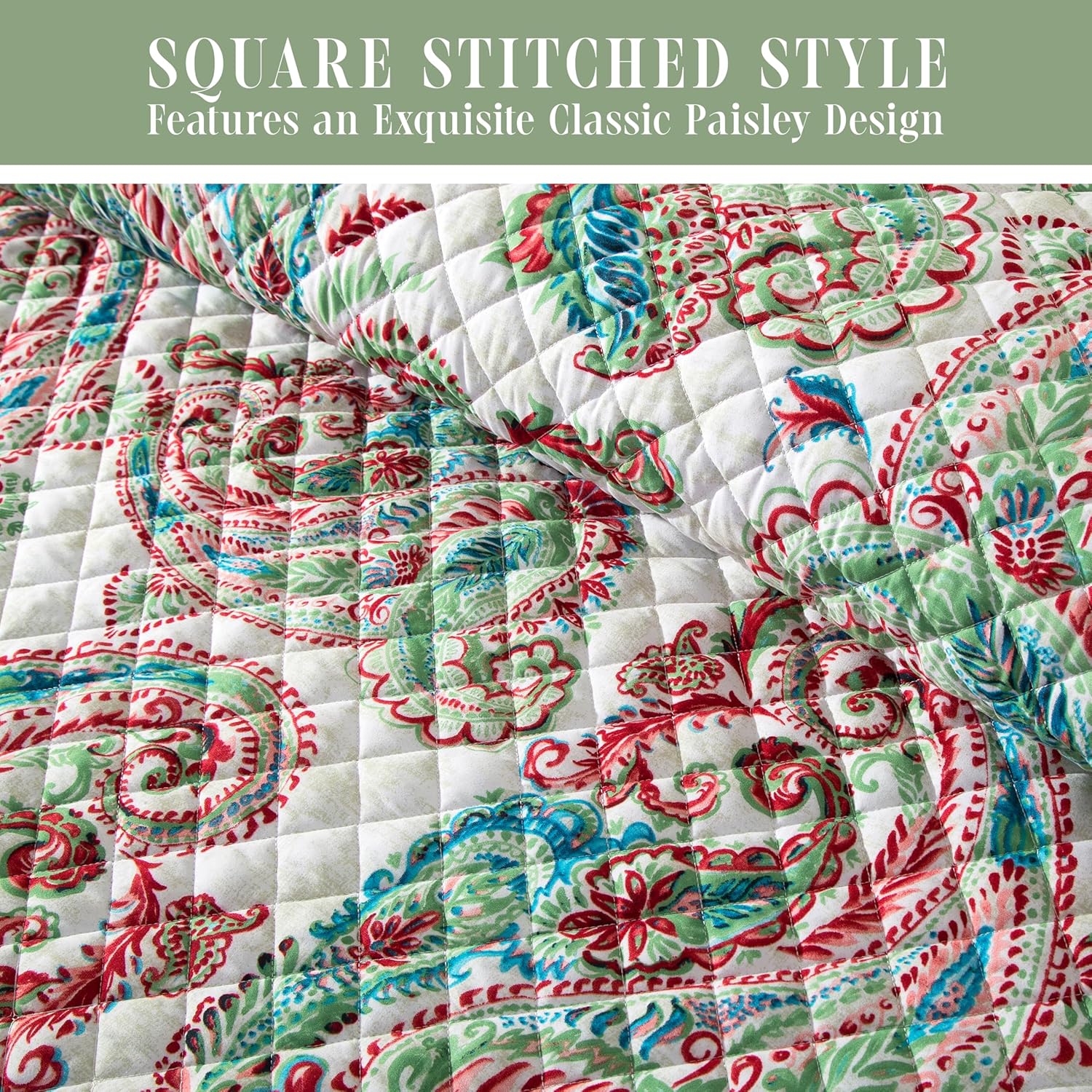 Elegant Comfort 3-Piece Reversible Quilt Set - Twin XL Turquoise