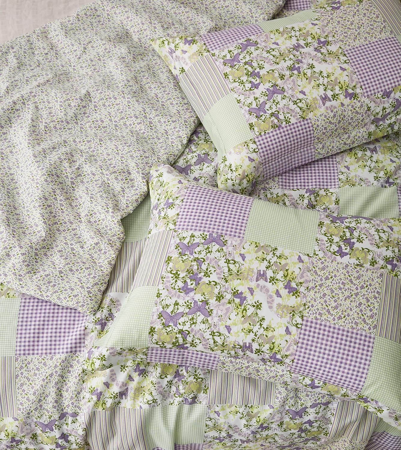 Chezmoi Collection Daisy 3-Piece Comforter Set