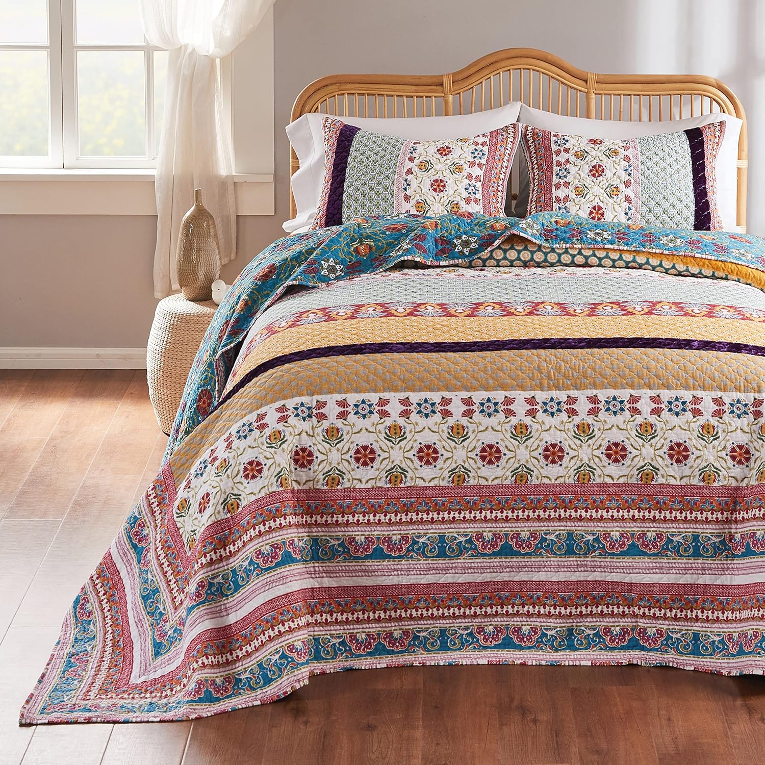 Greenland Home Thalia Quilted Bedding Set Jumbo King