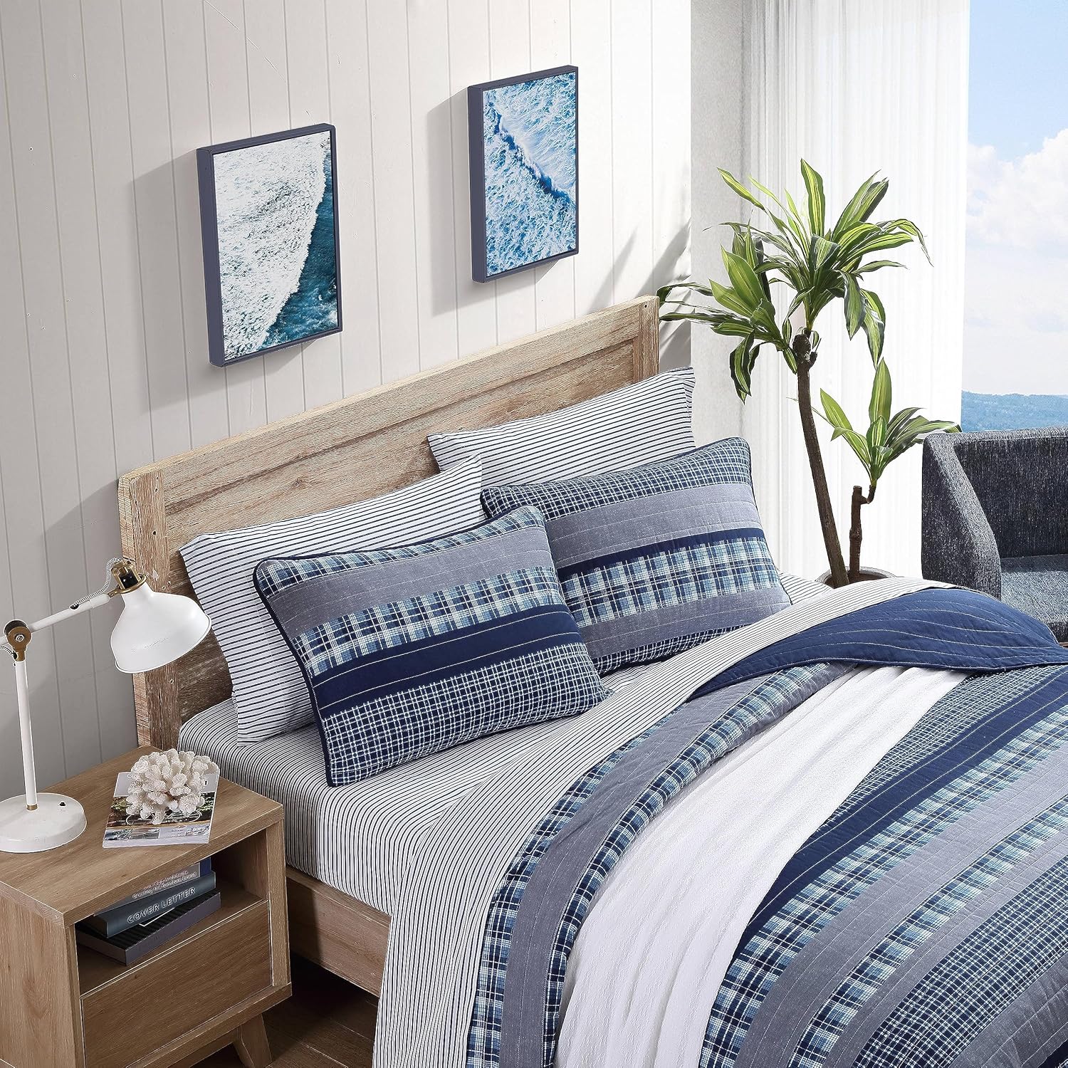 Nautica Twin Quilt Set in Addison Blue