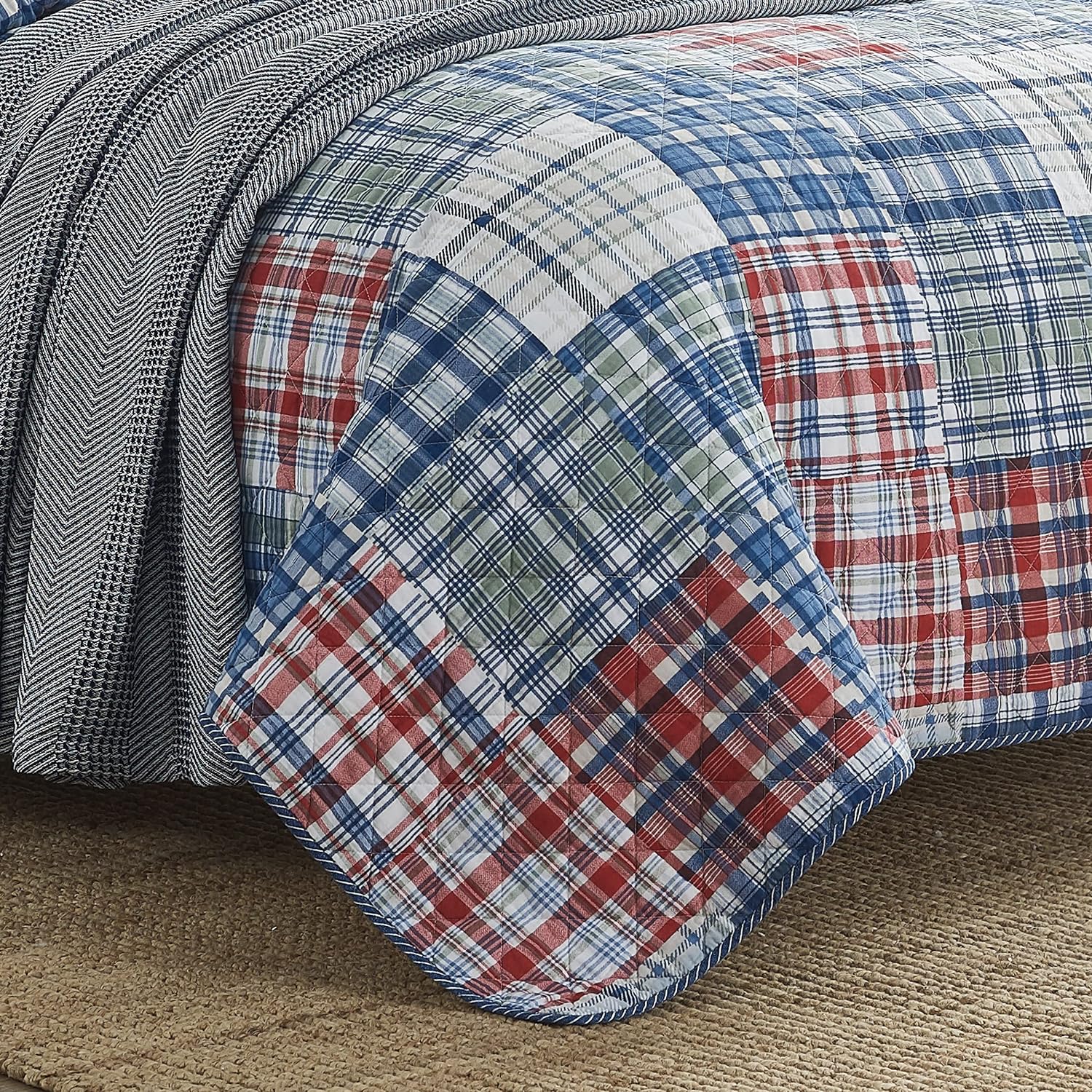 Nautica Twin Quilt Set Raeford Blue