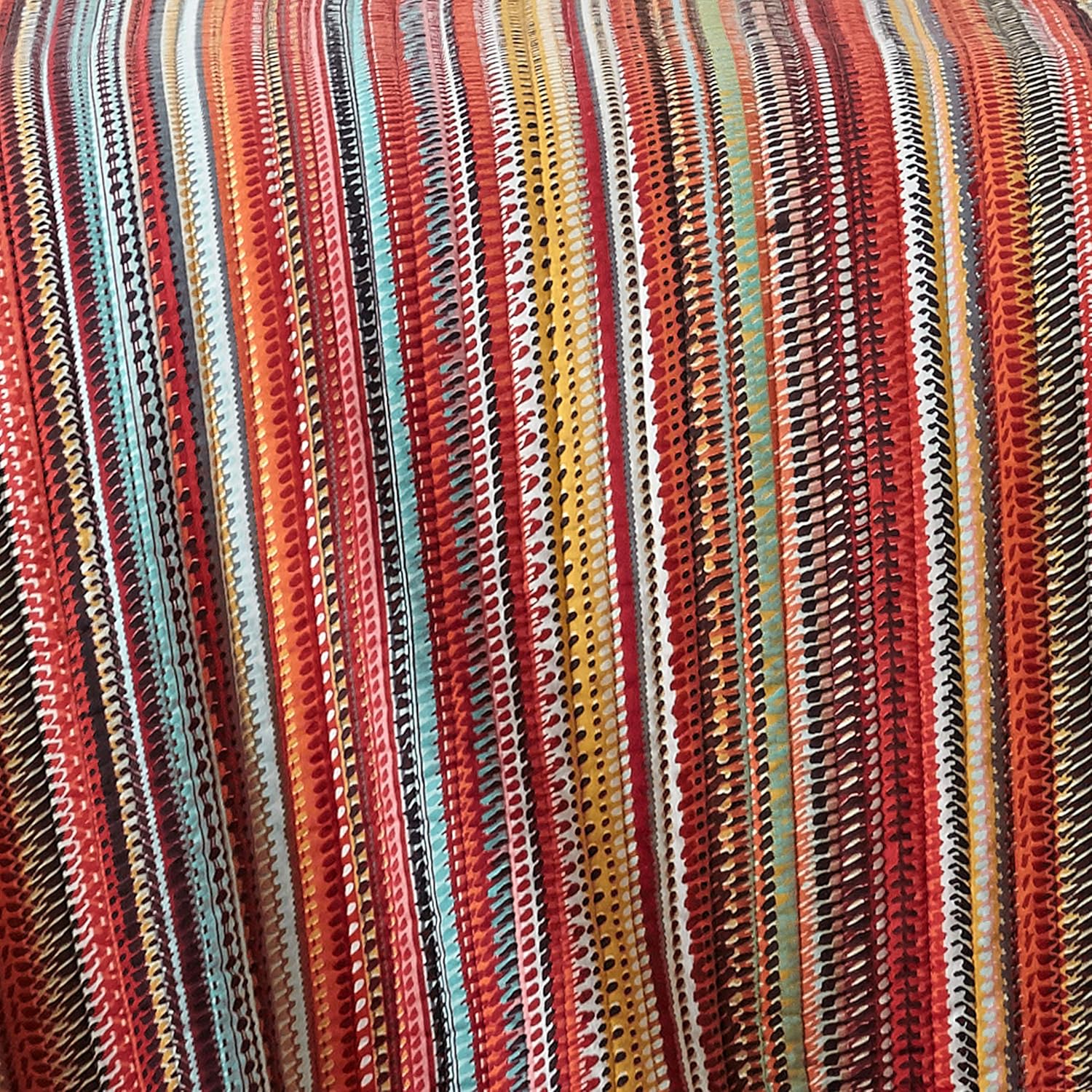Levtex Home Uluru Quilt Set - Cotton Boho Stripe